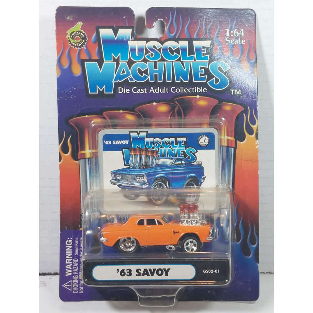 Muscle Machines 63 Savoy 164 Scale Diecast Gs0201 Brand New